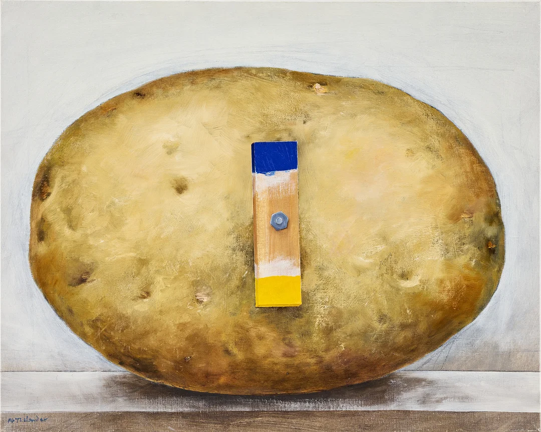 PG THELANDER. "Sätt-potatis I". — Paintings — Stockholms Auktionsverk Fine Art