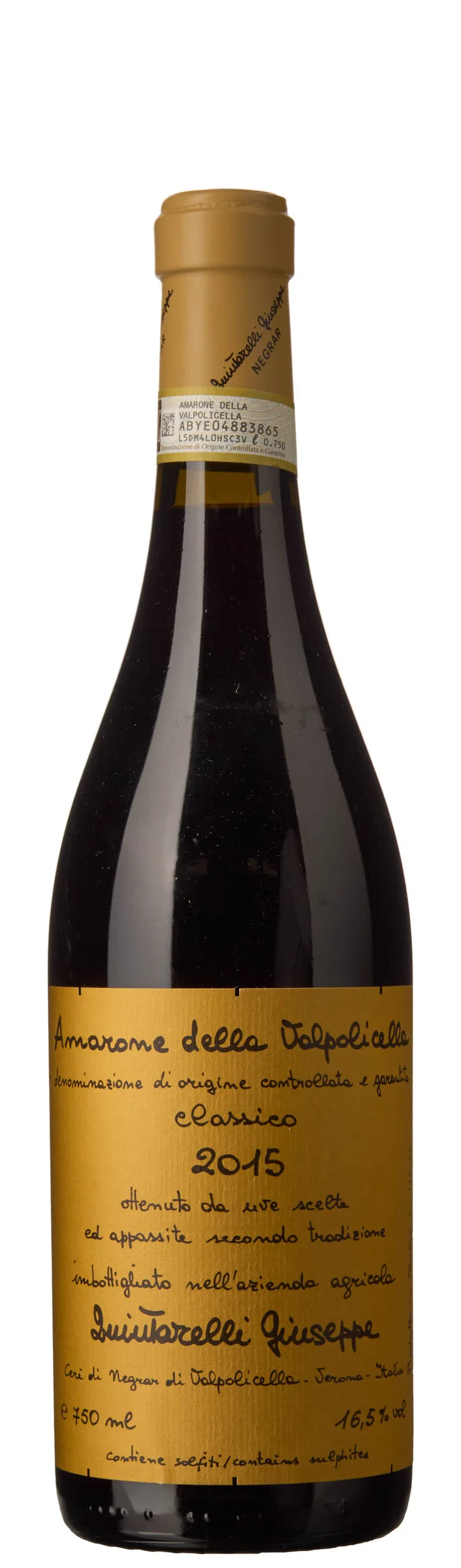 1 x Amarone della Valpolicella Classico 2015, Giuseppe Quintarelli — 1 x Amarone della Valpolicella Classico 2015, Giuseppe Quintarelli — Vin/Vin — Blomqvist