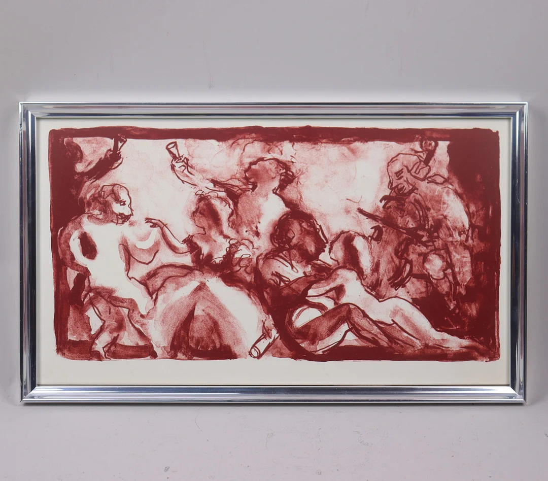 PETER DAHL. litografi, ur Fredmans epistlar. — Engravings & Prints — Markus Auktioner