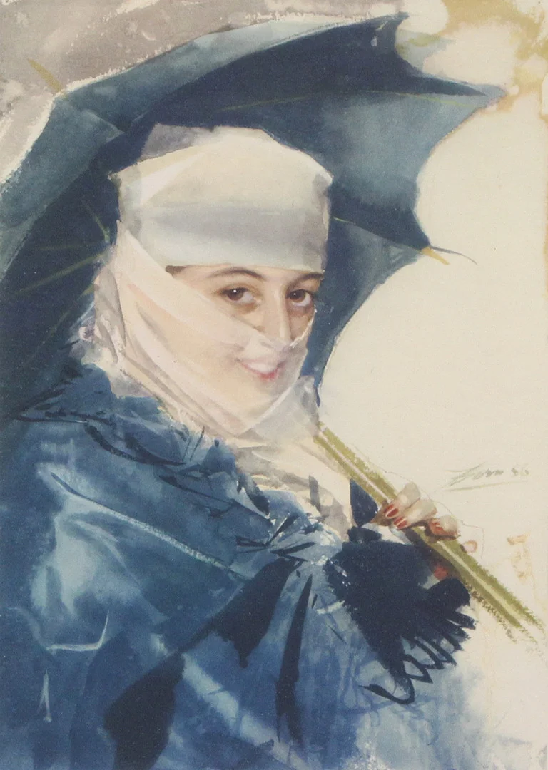 REPRODUKTIONSTRYCK, efter Anders Zorn. — Other — Kalmar Auktionsverk