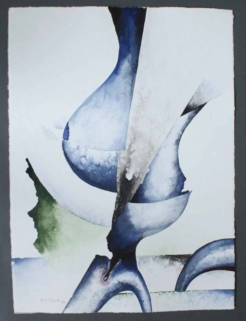 HEINZ DIETER EBERT. Mischtechnik, signiert, 1998, ca. 50 x 65 cm. — Drawings — Stockholms Auktionsverk Düsseldorf/Neuss