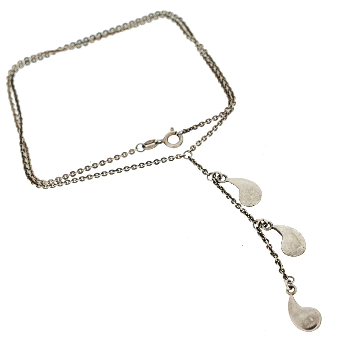 EFVA ATTLING. Collier, "Waterfall", Sterling Silver. — Jewellery — Norrlands Auktionsverk