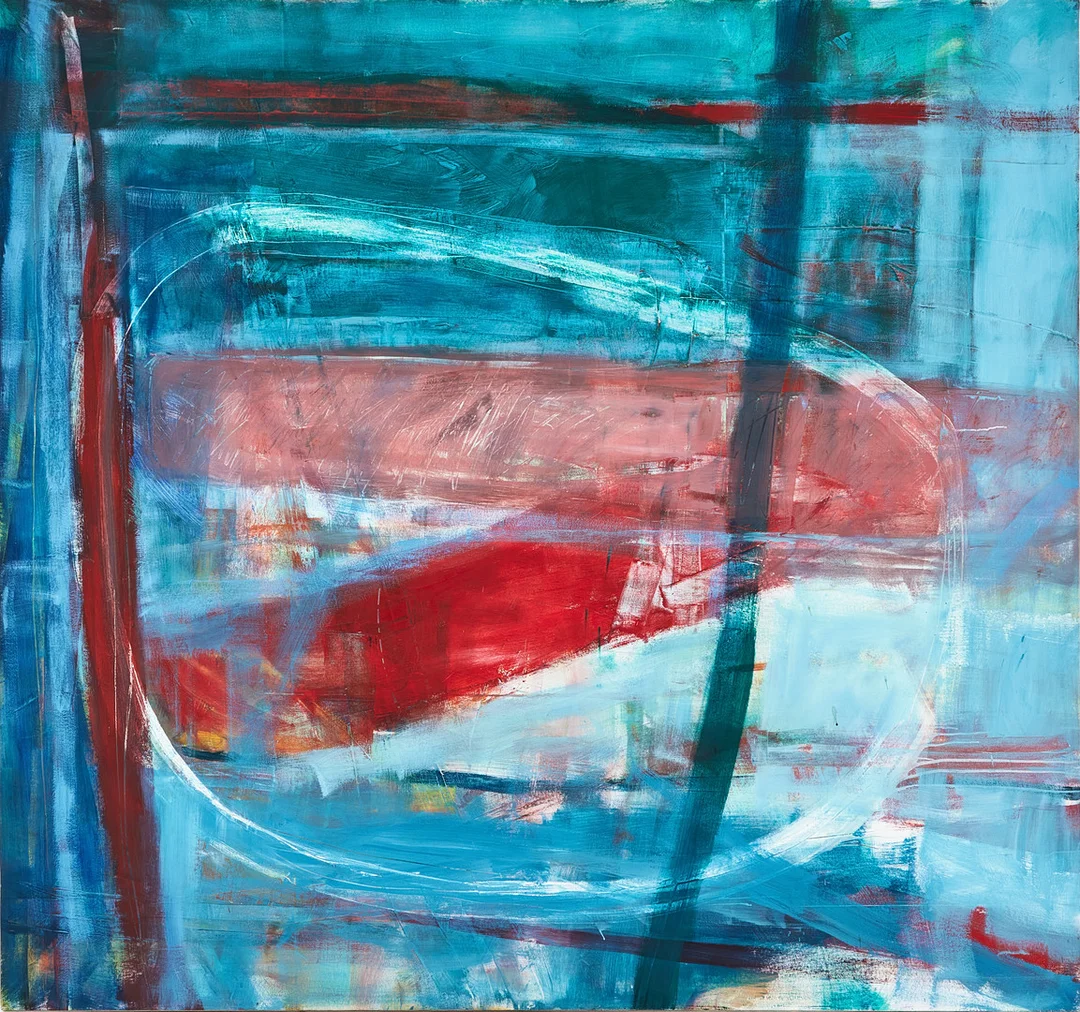 SILVIO CATTANI. "Tecnica Mista", olja på duk, signerad a tergo, daterad 1986. — Paintings — Stockholms Auktionsverk Magasin 5