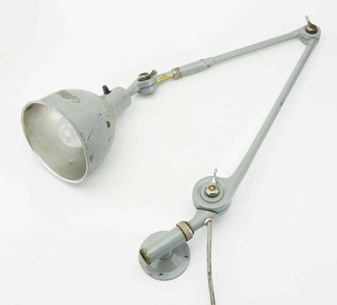 INDUSTRILAMPA, Pe Fe Ge, E. G. Erikssons mekaniska verkstad, Stockholm, 1900-talets mitt. — Other lighting — Hälsinglands Auktionsverk