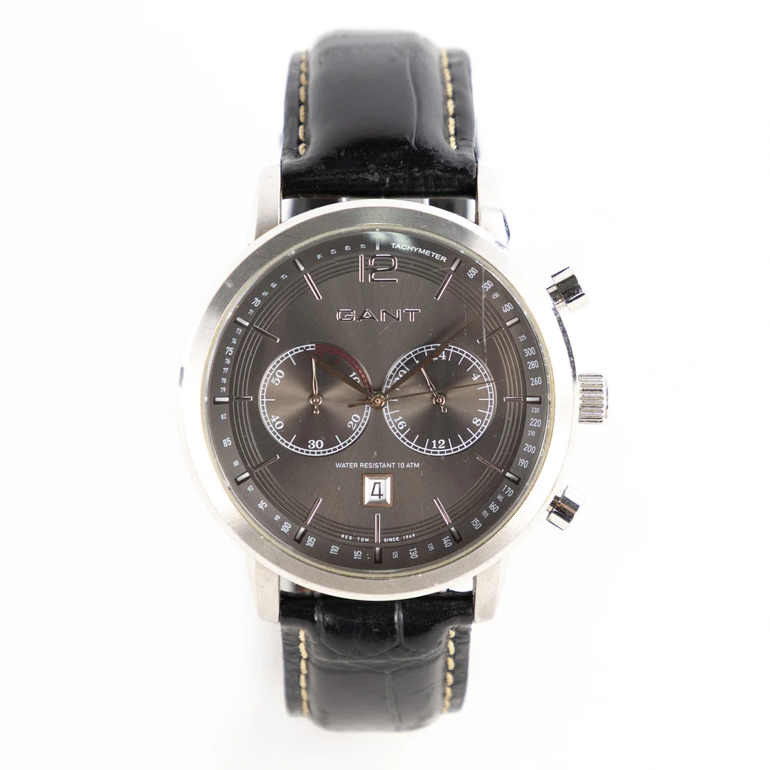 GANT. Kronograf, 44 mm, rostfritt stål. — Wristwatches — Karljohan Auktioner