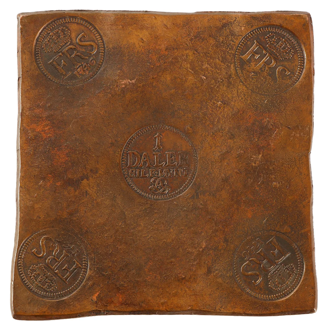Frederik I. 'Silf mynt' 1746, plate coin — Hobby and collectibles/Coins, notes and bars — Lauritz