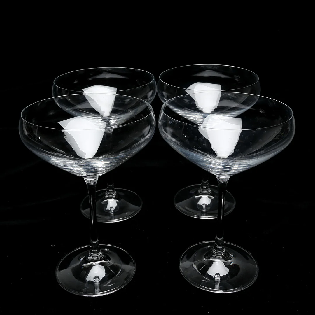 CHAMPAGNESKÅLAR 4 st. — Tableware — Kalmar Auktionsverk