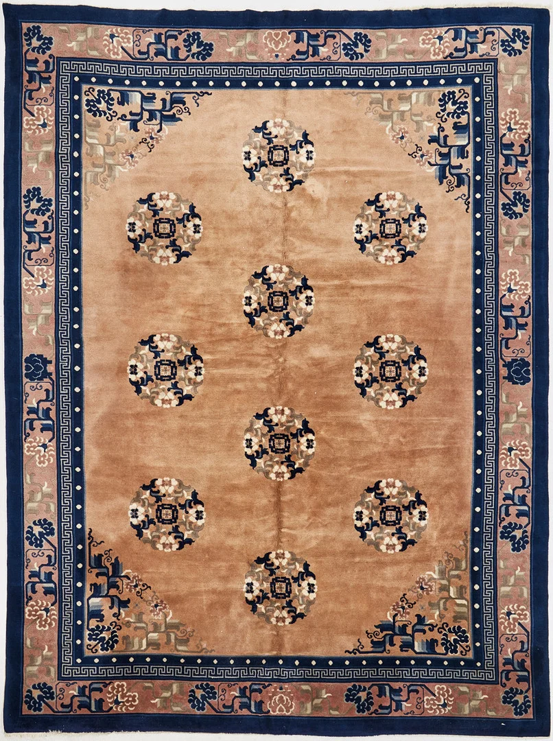 ORIENTMATTA, Kinesisk, semiantik/old. — Oriental Carpets & Textiles — Stockholms Auktionsverk Magasin 5
