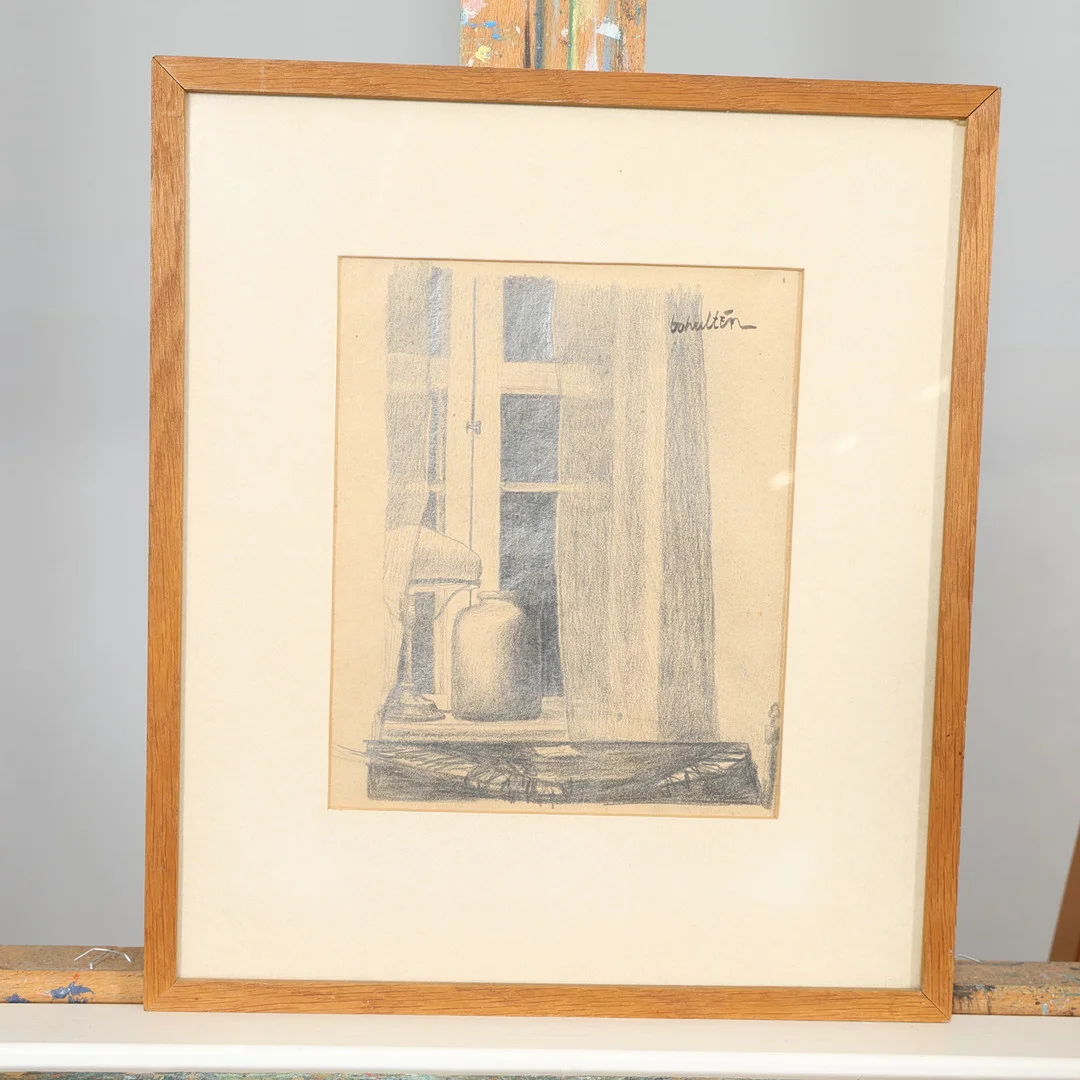 BO HULTÉN. TECKNING signerad. — Drawings — Höörs Auktionshall