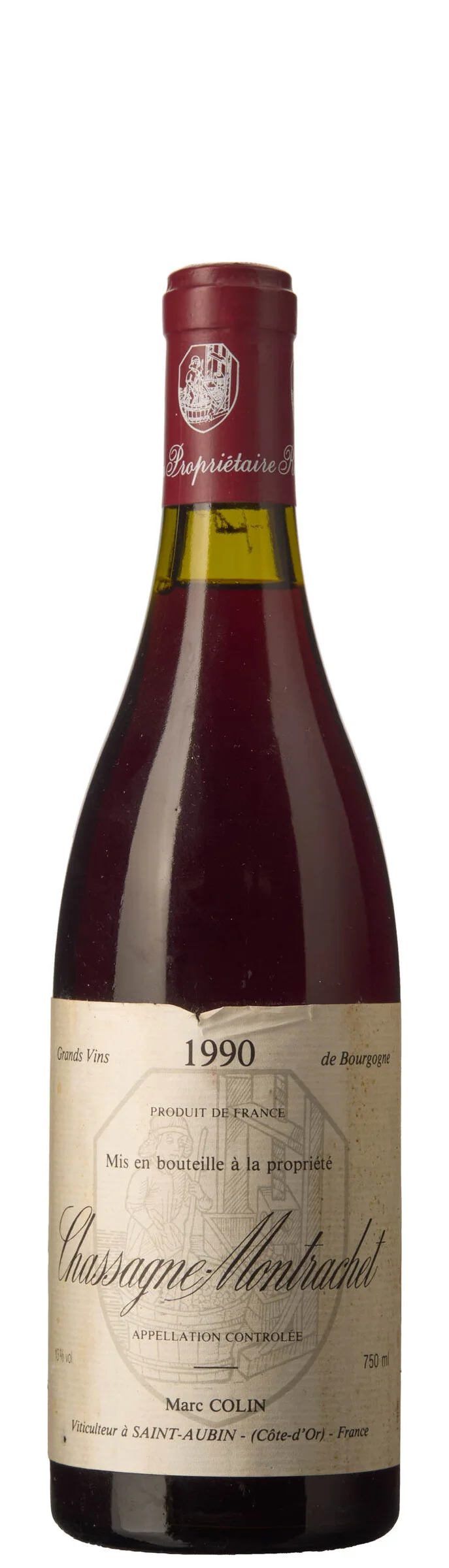 1 x Chassagne-Montrachet 1990, Marc Colin — 1 x Chassagne-Montrachet 1990, Marc Colin — Vin/Vin — Blomqvist