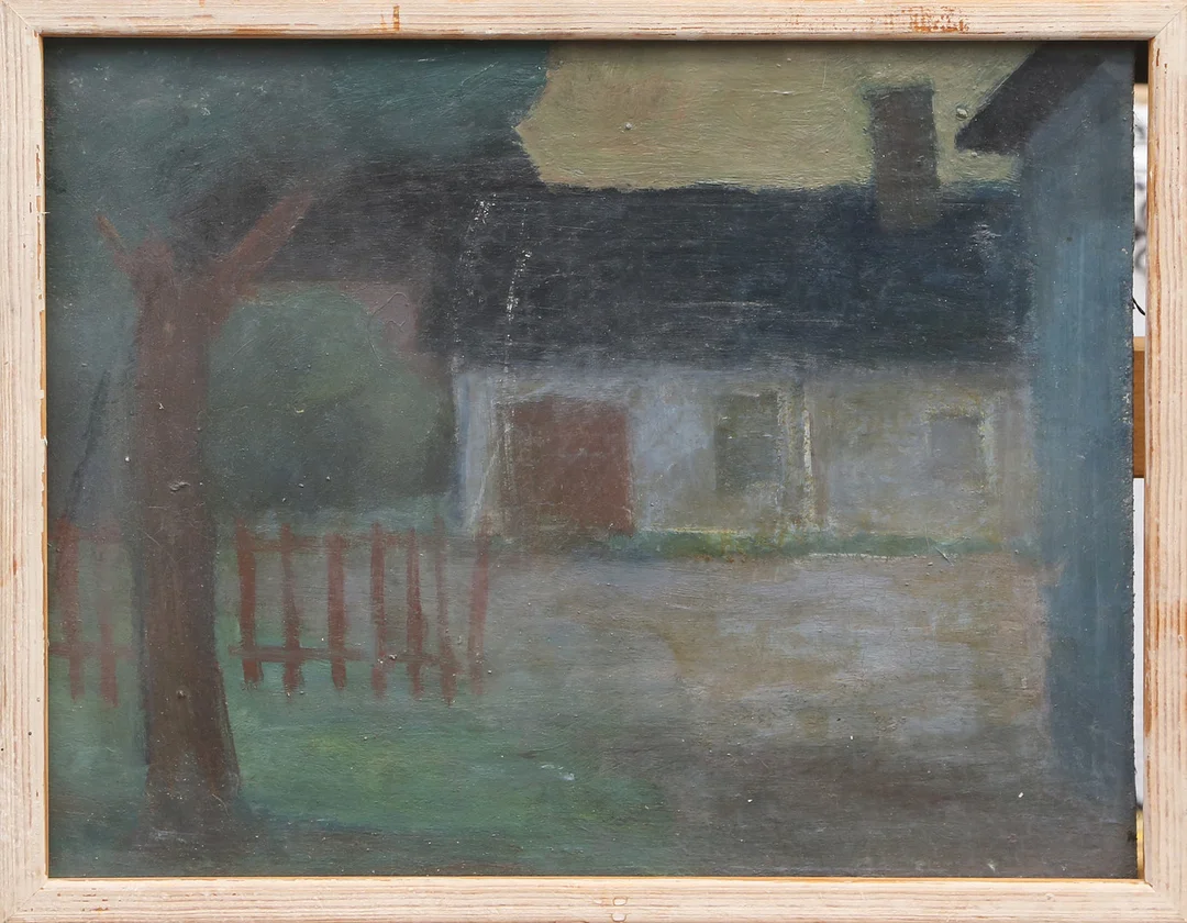 OKÄND KONSTNÄR. OLJA, på pannå, osignerad. — Paintings — Kalmar Auktionsverk