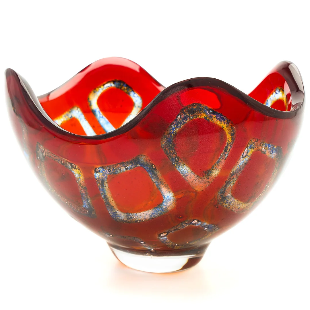 SVEN PALMQVIST. skål, "Ravenna", höjd 16 cm, signerad Orrefors, Sweden, Ravenna 155, Sven Palmqvist, 1951. — Art glass — Auktionsmagasinet Vänersborg
