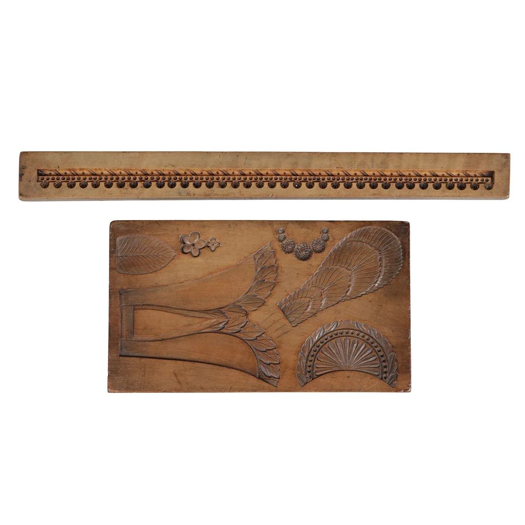TWO 19TH CENTURY TREEN SUGAR MOULDS (2). — Other — Bishop & Miller