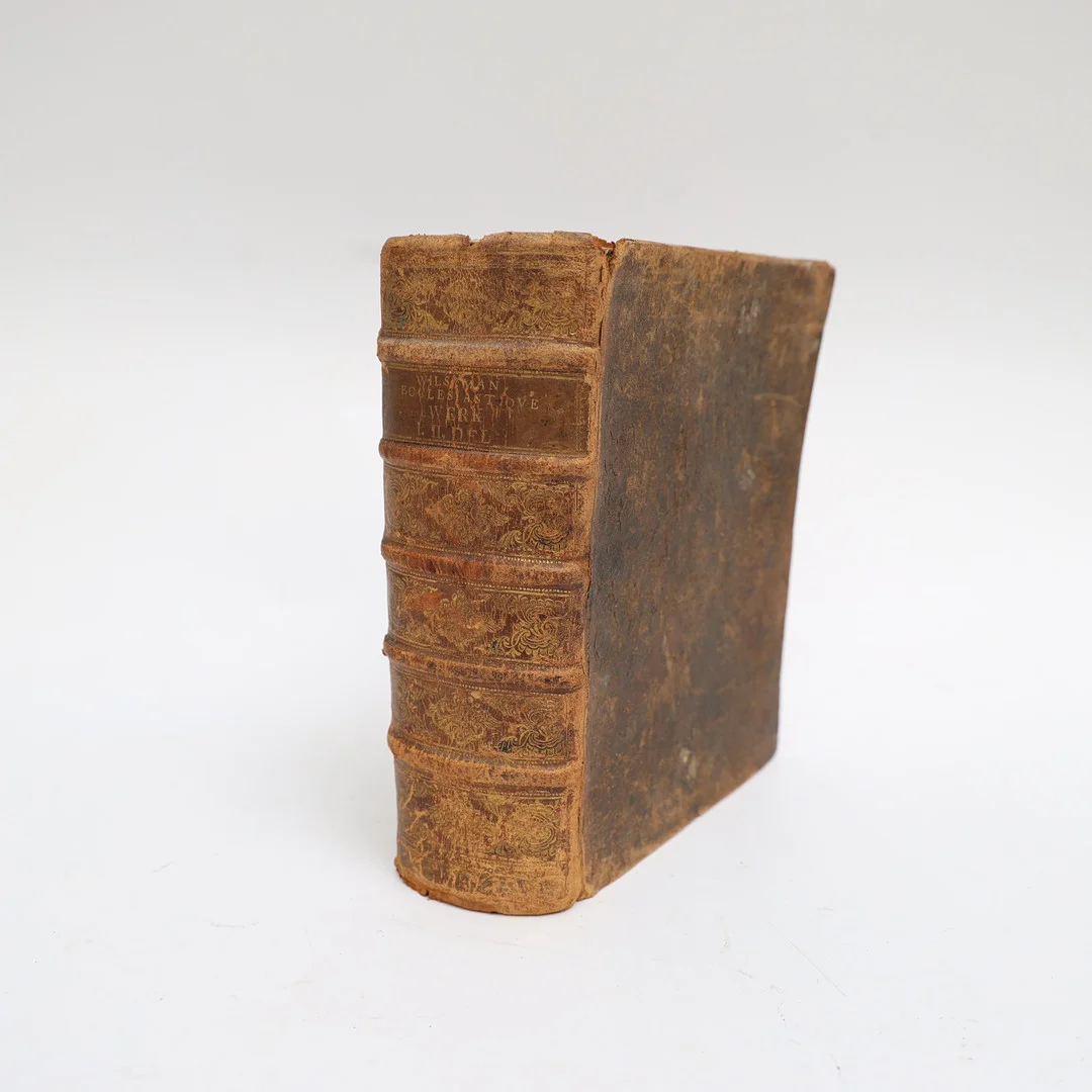 BOK, Swea rikes ECCLESIASTIQVE, sven wilskman, 1781, helfranskt skinnband. — Books — Falun Auktionsbyrå