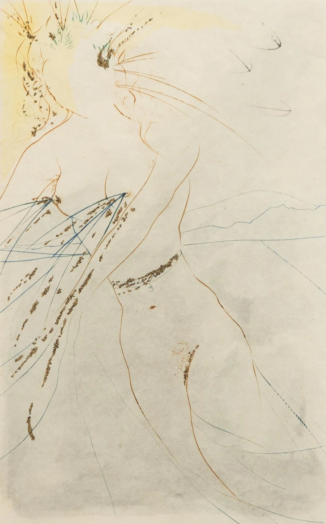 Salvador Dalí, "The voice of my beloved", Ur "Songs of songs of Solomon". — Konst/Grafik — Bukowskis