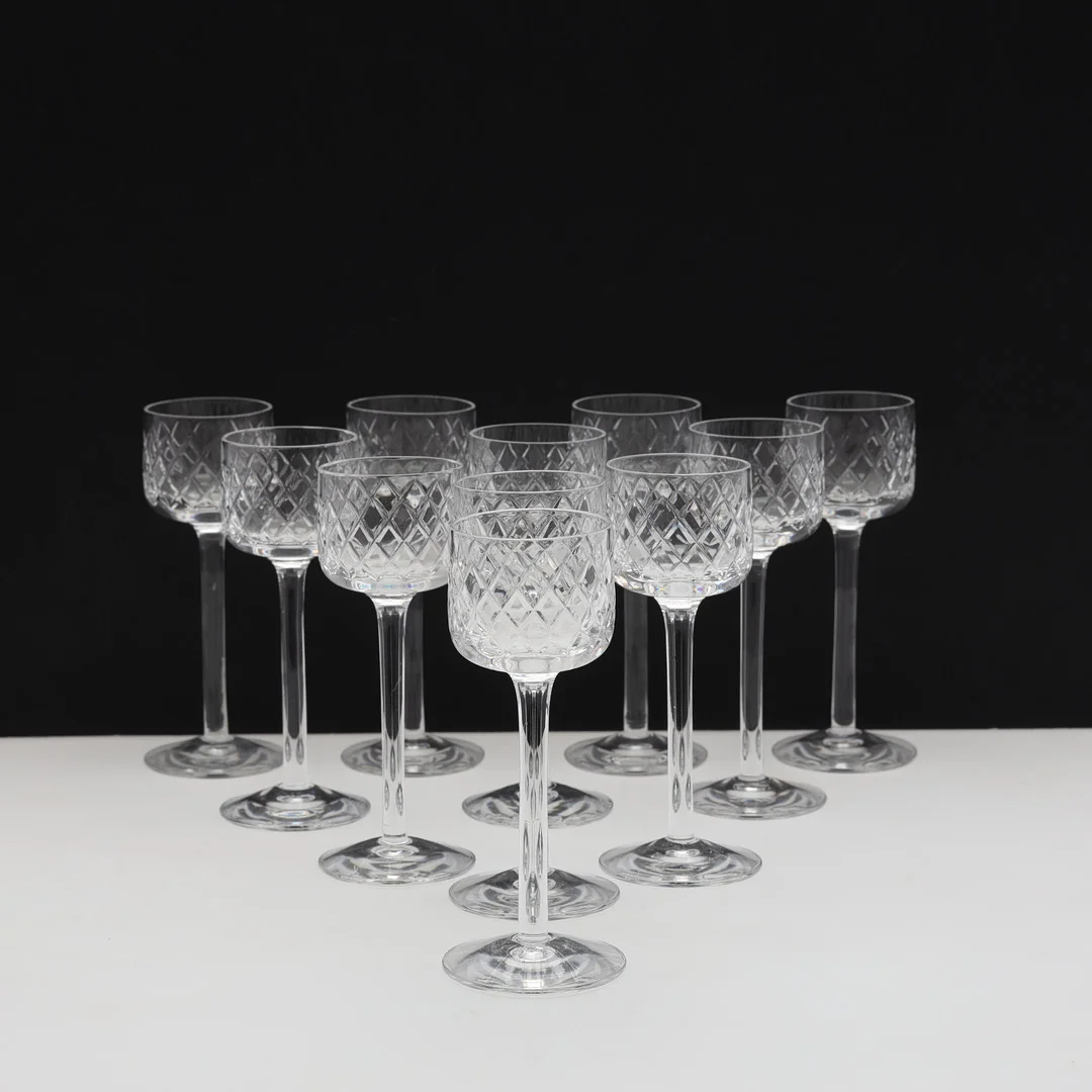 LIKÖRGLAS 11 st "Elisabeth" Orrefors. — Tableware — Höörs Auktionshall