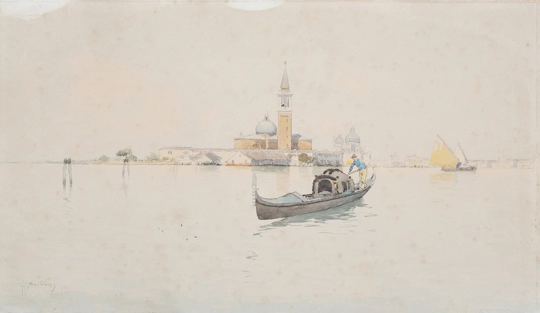 PROBABLY ITALIAN SCHOOL, CIRCA 1880. View of Venice. — Drawings — Balclis