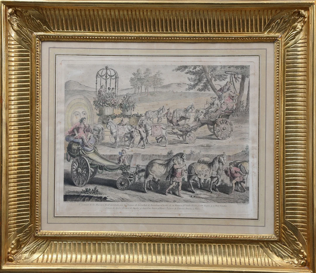 FRANCESC TRAMULLAS. "La Máscara Real". — Engravings & Prints — Balclis