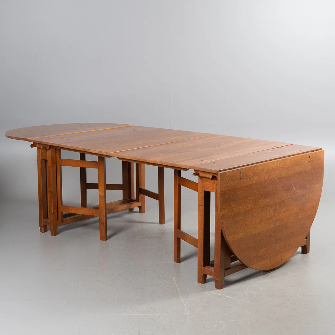SLAGBORD, "Bergslagen", 2 stycken, ur IKEA:s 1700-tals serie, 1900-talets senare del. — Tables — Stockholms Auktionsverk Helsingborg