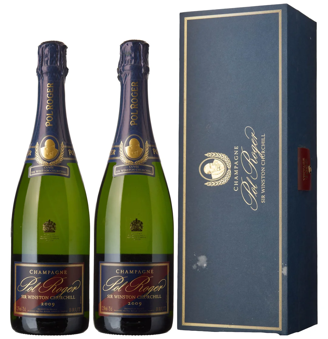 2 x Champagne Sir Winston Churchill Brut 2009, Pol Roger (OCB) — 2 x Champagne Sir Winston Churchill Brut 2009, Pol Roger (OCB) — Vin/Vin — Blomqvist