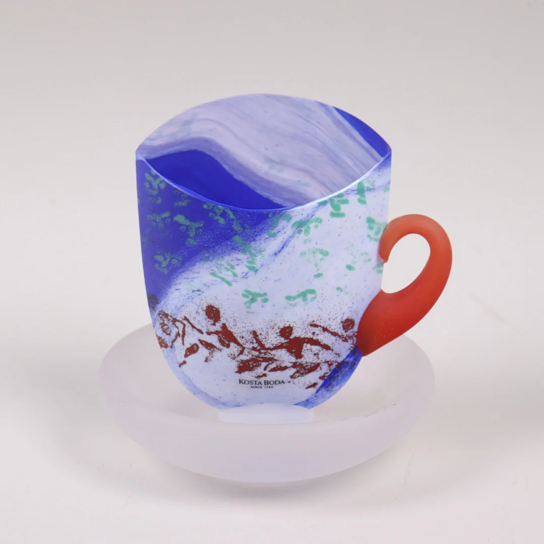 KJELL ENGMAN. skulptur i glas, Atelier Kosta Boda. — Art glass — Markus Auktioner