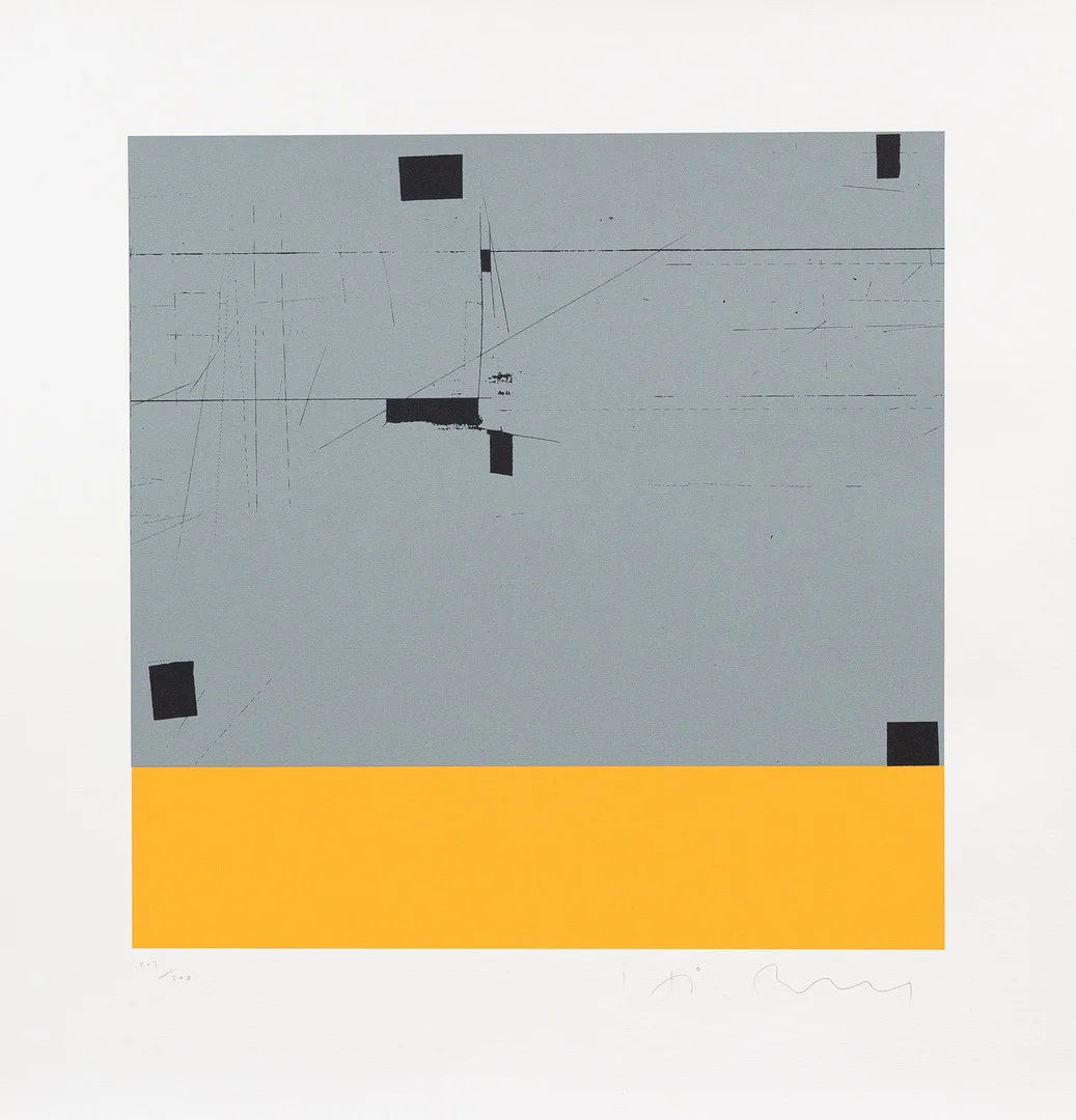 HÅKAN BERG (FÖDD 1958). Komposition, serigrafi nr 207/300, signerad. — Engravings & Prints — Garpenhus Auktioner