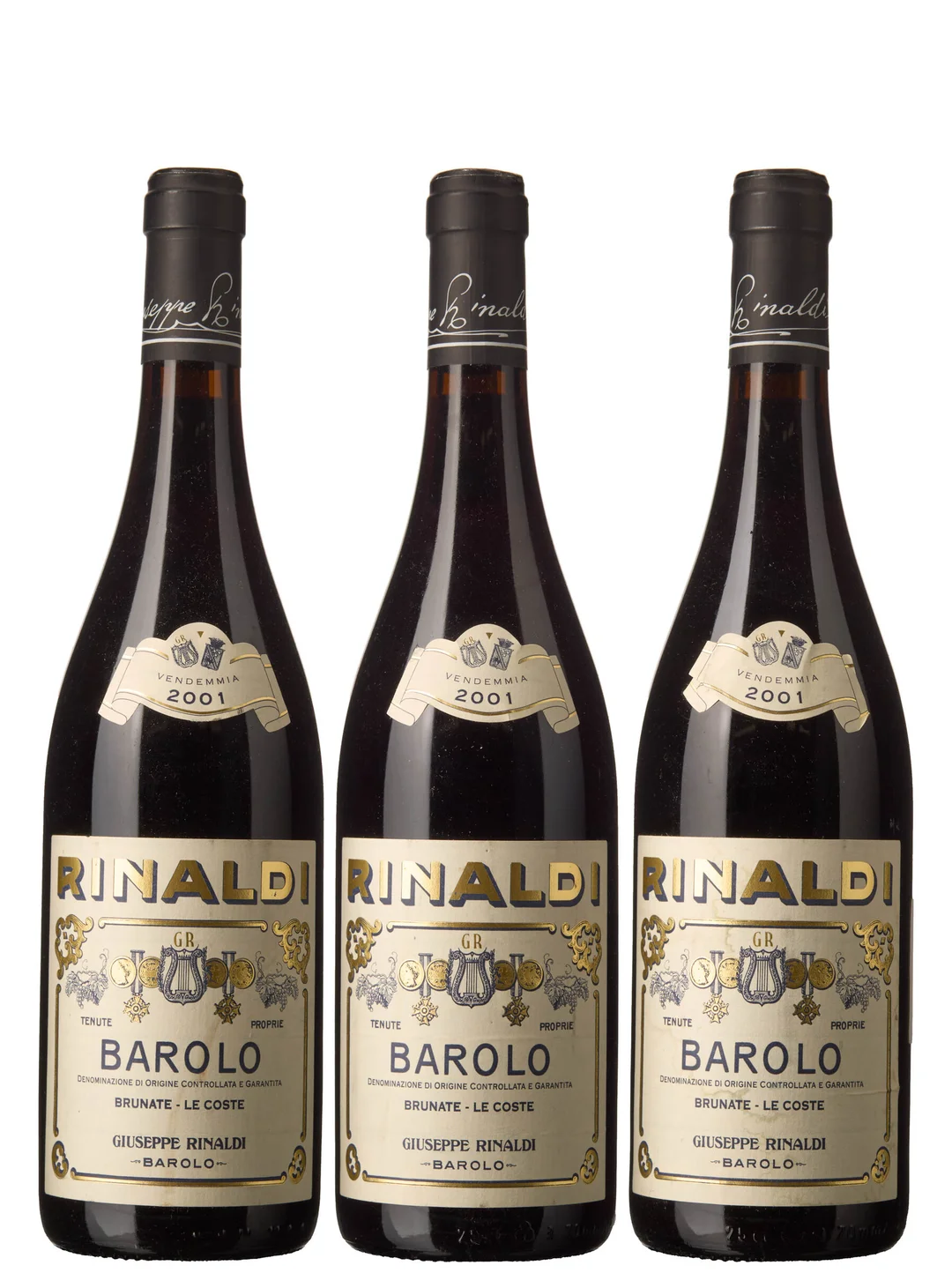 3 x Barolo Brunate - Le Coste 2001, Giuseppe Rinaldi — 3 x Barolo Brunate - Le Coste 2001, Giuseppe Rinaldi — Vin/Vin — Blomqvist