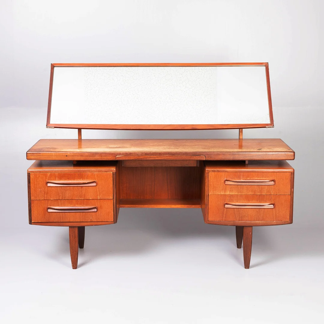 VICTOR WILKINS. G-Plan 1960's Fresco mirrored dressing table, designed by Victor Wilkins. — Other — Griffin’s Auctioneers