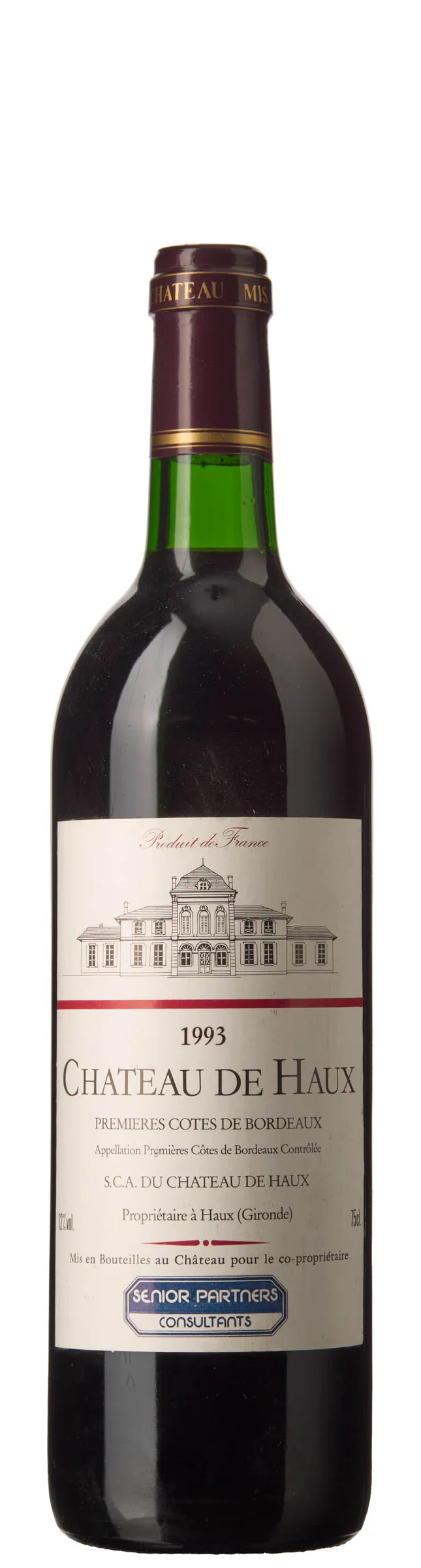 1 x Chateau de Haux 1993 — 1 x Chateau de Haux 1993 — Vin/Vin — Blomqvist
