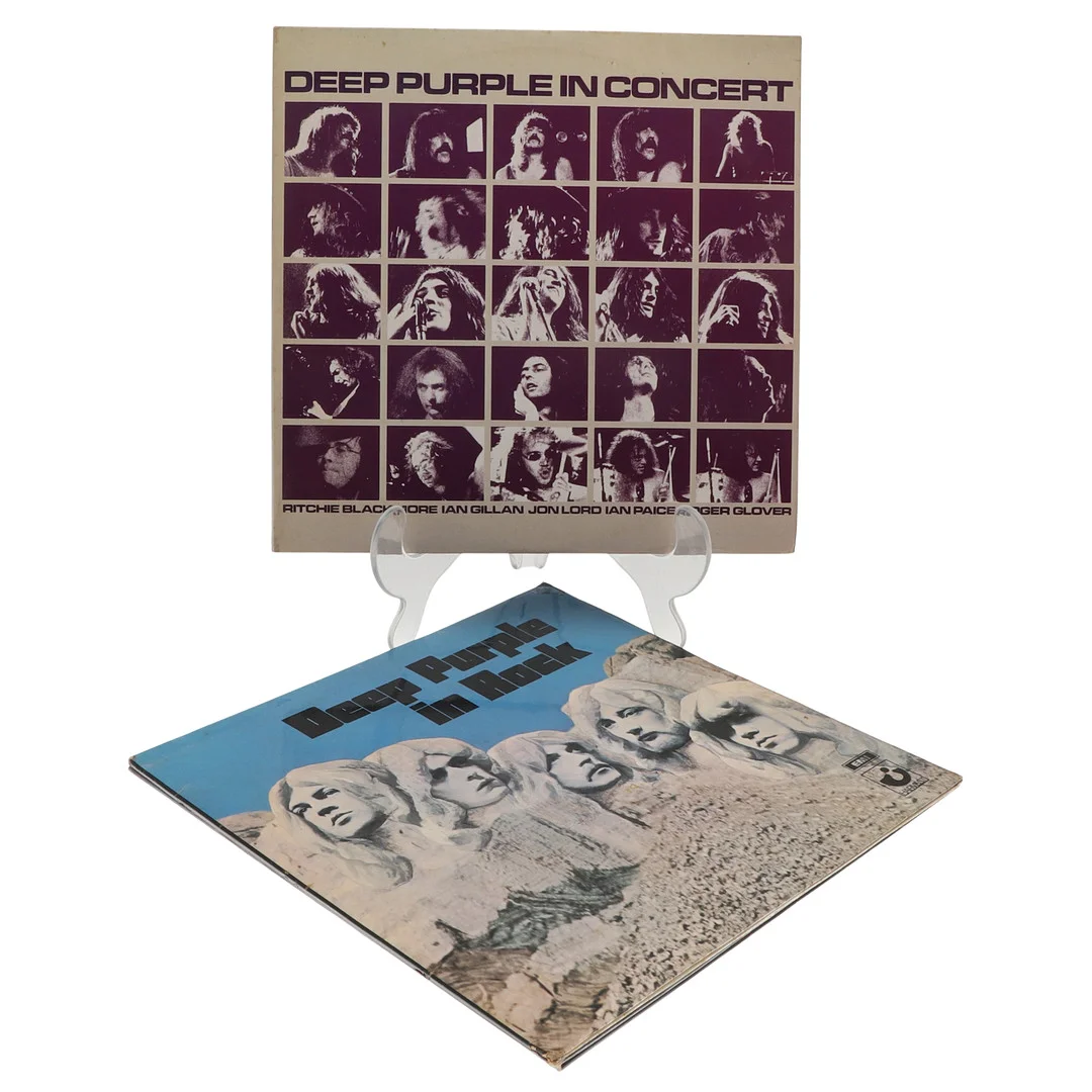 DEEP PURPLE LP COLLECTION INCLUDING IN ROCK (SHVL 777), DEEP PURPLE IN CONCERT AND MADE IN EUROPE. — Audio, Vinyl & Hi-Fi — Lawrences Auctioneers