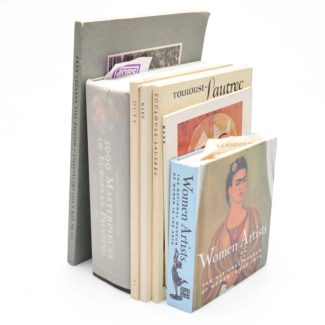 PARTI KONSTBÖCKER, pocketvarianter. — Books — Gomér & Andersson Linköping
