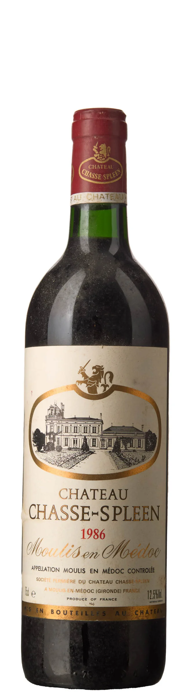 1 x Chateau Chasse Spleen 1986 — 1 x Chateau Chasse Spleen 1986 — Vin/Vin — Blomqvist