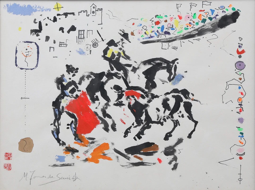 MIGUEL TORNER DE SEMIR. Bullfight. — Drawings — Balclis