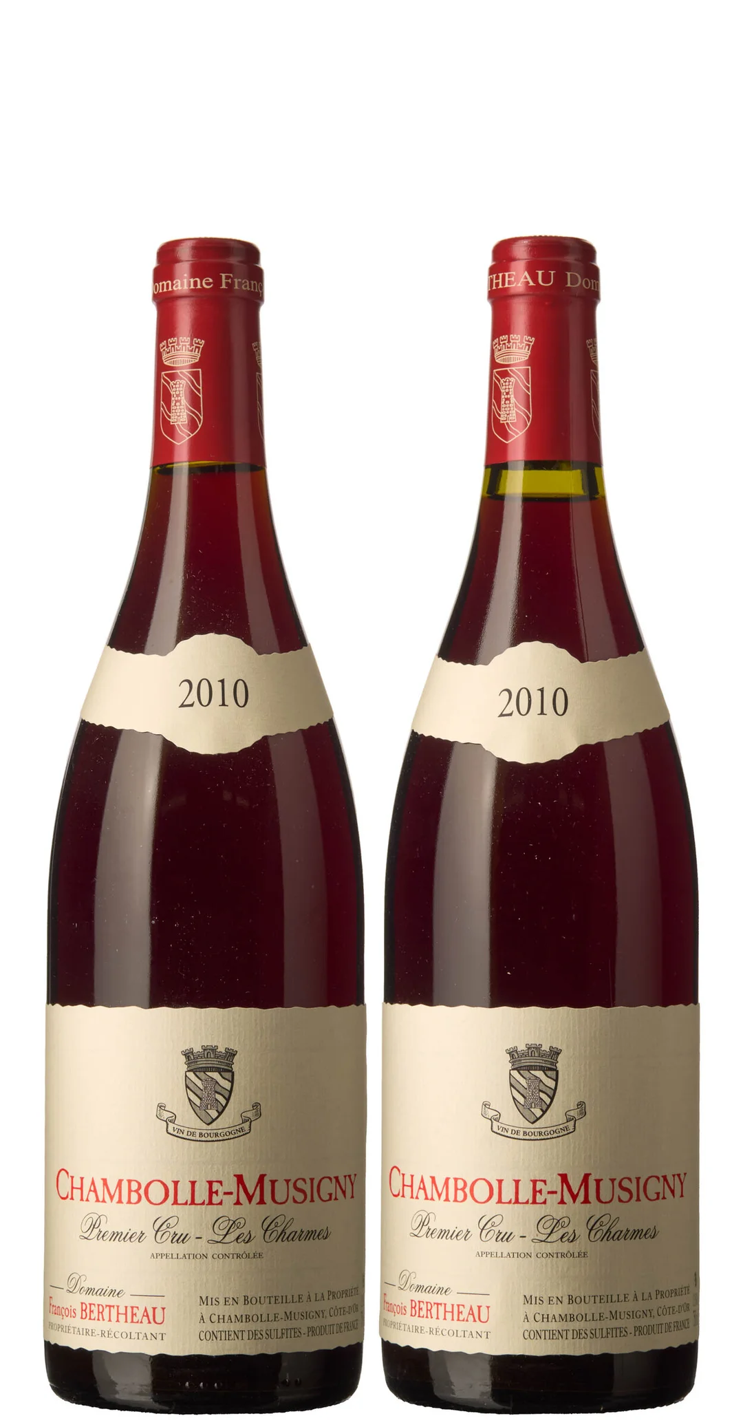 2 x Chambolle-Musigny 1er Cru Les Charmes 2010, Francois Bertheau — 2 x Chambolle-Musigny 1er Cru Les Charmes 2010, Francois Bertheau — Vin/Vin — Blomqvist
