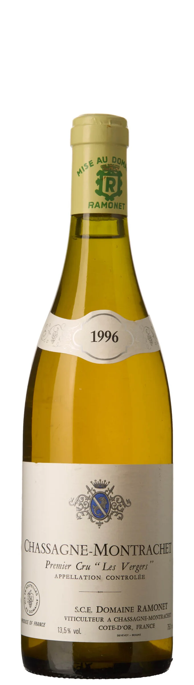1 x Chassagne-Montrachet 1er Cru Les Vergers 1996, Ramonet — 1 x Chassagne-Montrachet 1er Cru Les Vergers 1996, Ramonet — Vin/Vin — Blomqvist