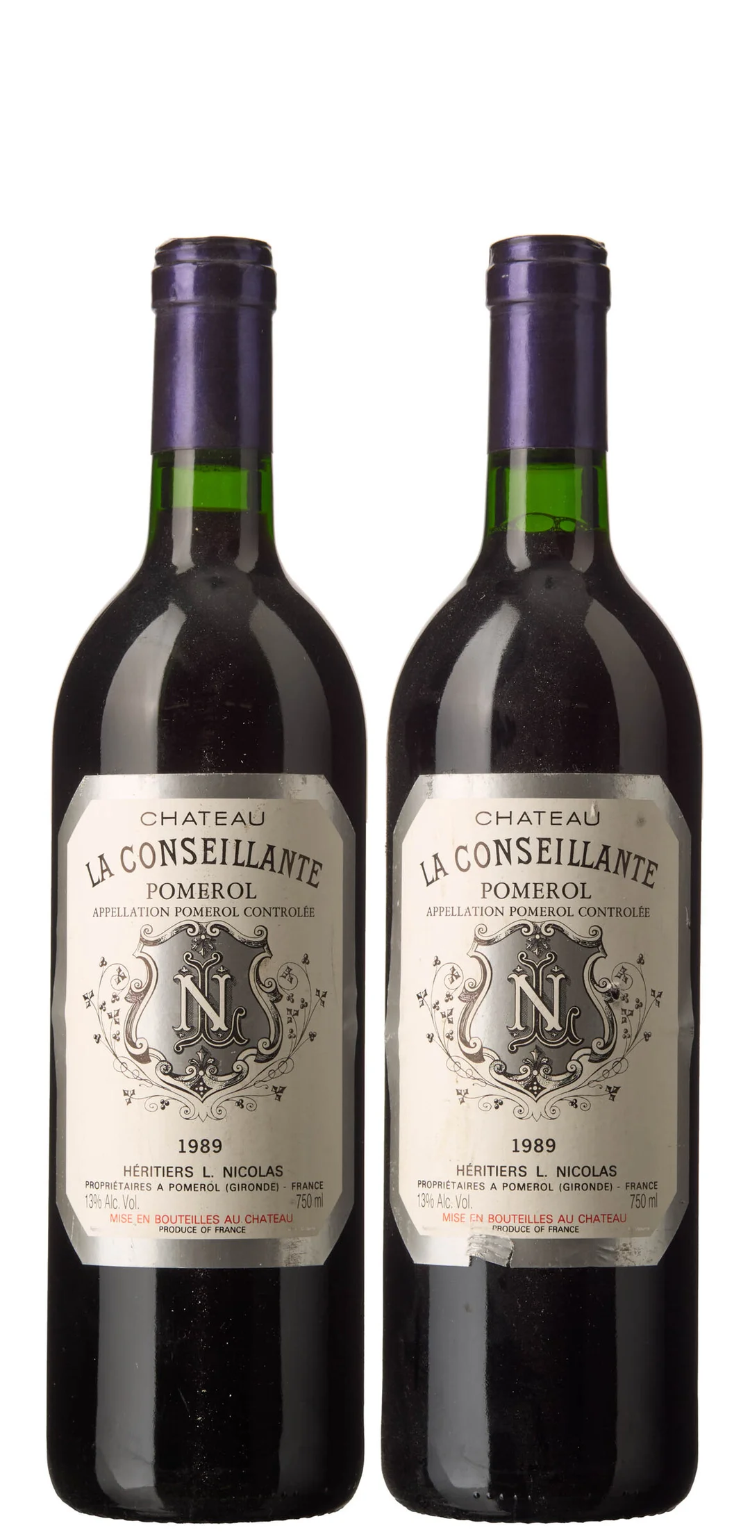 2 x Chateau La Conseillante 1989 — 2 x Chateau La Conseillante 1989 — Vin/Vin — Blomqvist