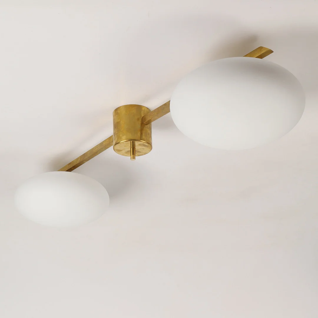 TAKLAMPA/VÄGGLAMPA, "Gio II", Luci Progetti, Parma, Italien, samtida. — Ceiling lights — Helsingborgs Auktionskammare