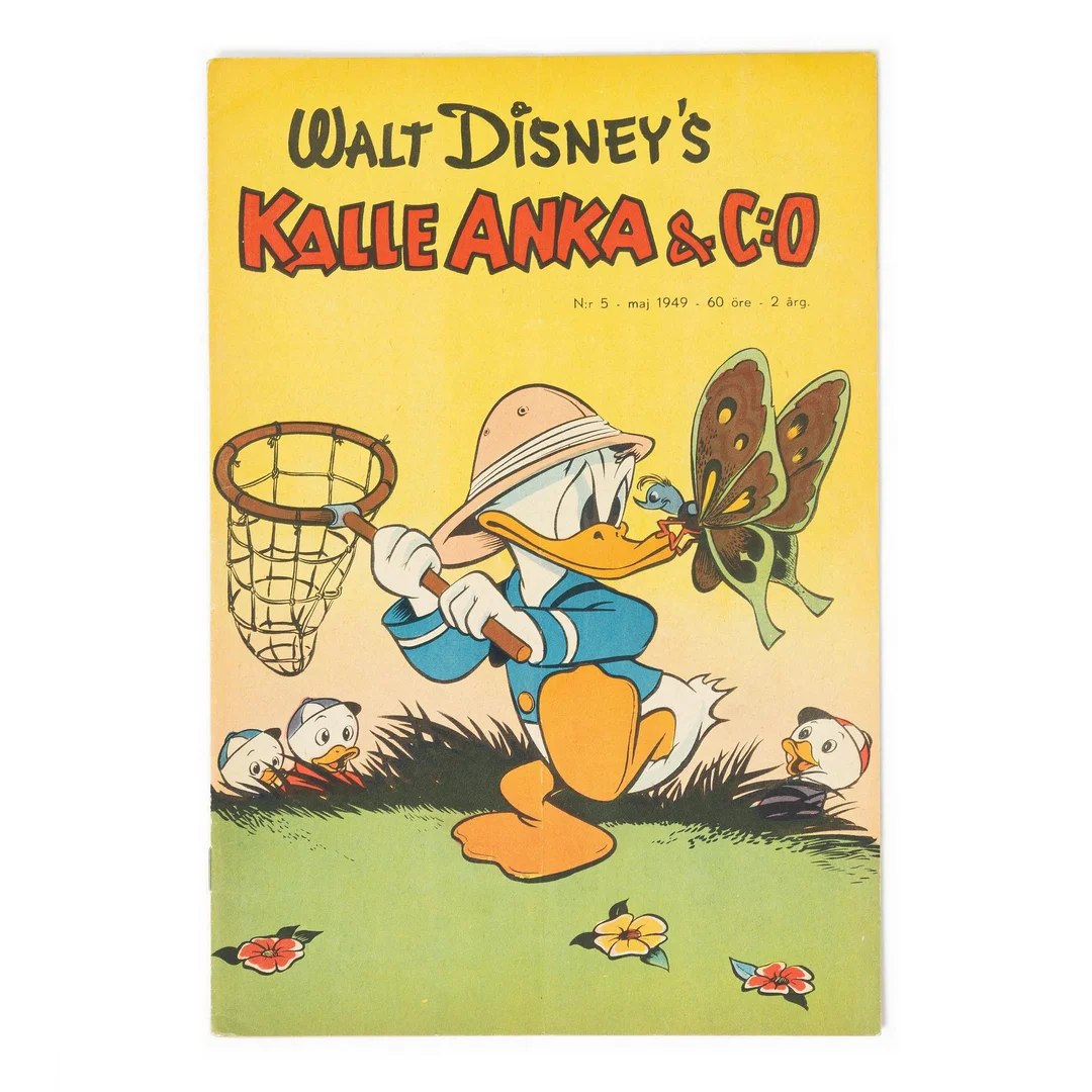 Serietidning, Kalle Anka & Co, nr 5, 1949. — Samlarföremål/Övrigt — Bukowskis
