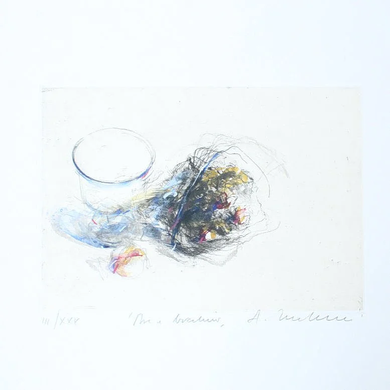 ALESSANDRO NOCENTINI (1949). Radierung, '' Ohne Titel, limitiert. — Engravings & Prints — Stockholms Auktionsverk Düsseldorf/Neuss