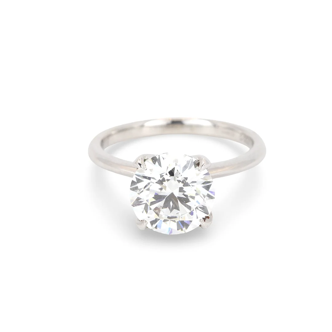 18CT GOLD (3.02CT) LAB DIAMOND RING. — Rings — Chalkwell Auctions