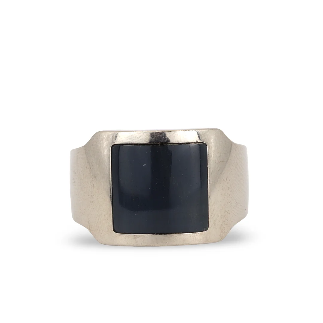 CARTIER 18CT BLUE TIGER'S EYE RING. — Rings — Chalkwell Auctions