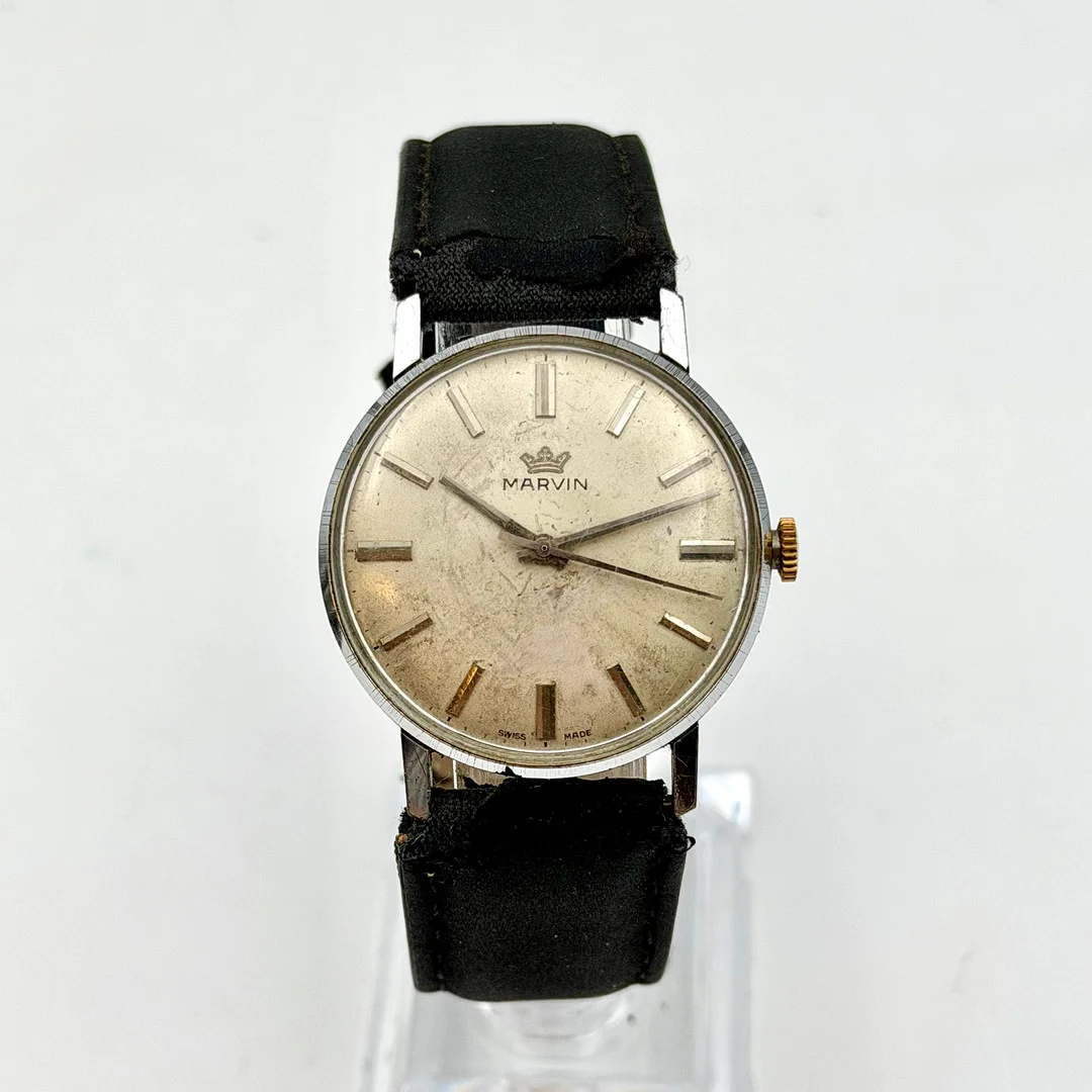 MARVIN, armbandsur, 1950/60-tal, manuell, stål. — Wristwatches — Skandia Auktion