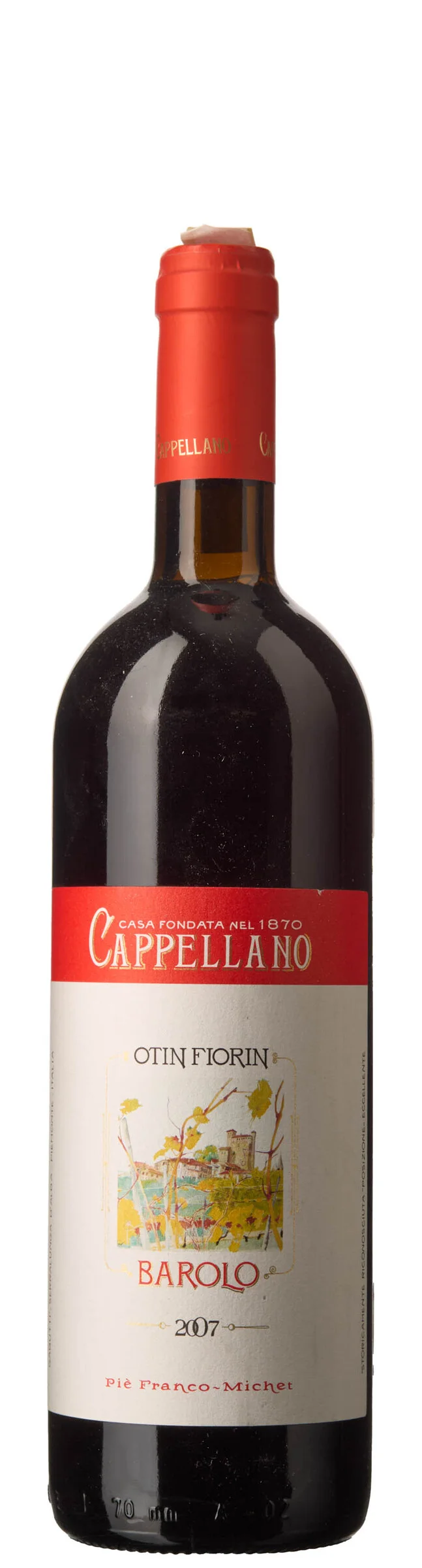 1 x Barolo Otin Fiorin Pie Franco-Michet 2007, Cappellano — 1 x Barolo Otin Fiorin Pie Franco-Michet 2007, Cappellano — Vin/Vin — Blomqvist