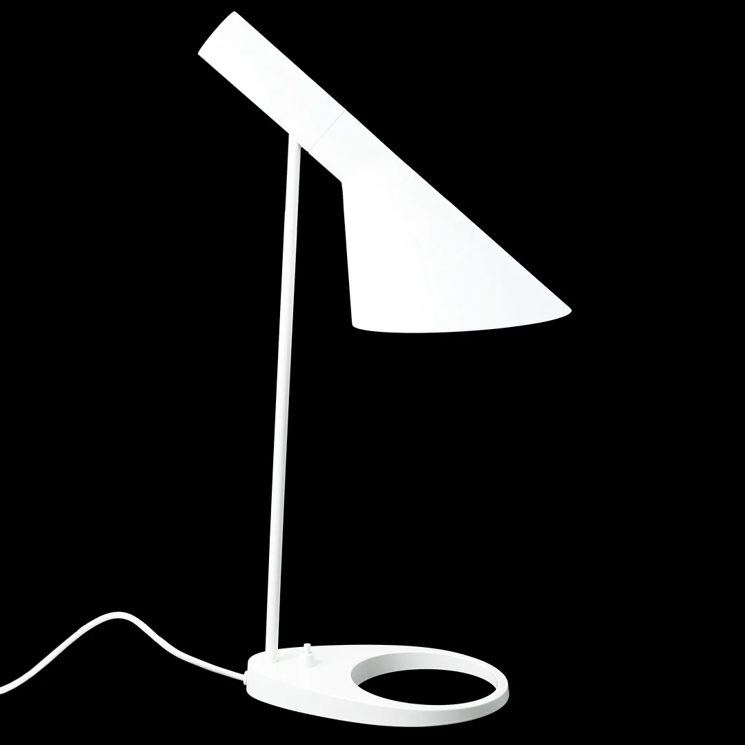 ARNE JACOBSEN. Bordslampa, "AJ" Louis Poulsen, Danmark. — Table Lamps — Göteborgs Auktionsverk