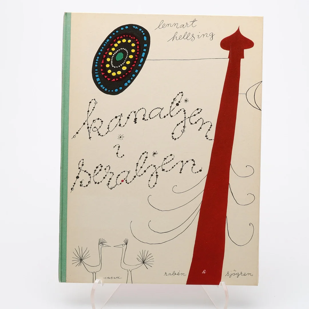 LENNART HELLSINGS FENOMENALT ILLUSTRERADE KANALJEN I SERALJEN I FÖRSTA UPPLAGAN 1956. — Books — Crafoord Auktioner Lund