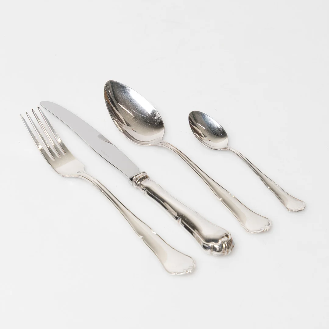 BESTICKUPPSÄTTNING, 47 delar, "Victoria", sterlingsilver. — Silver — Stockholms Auktionsverk Helsingborg