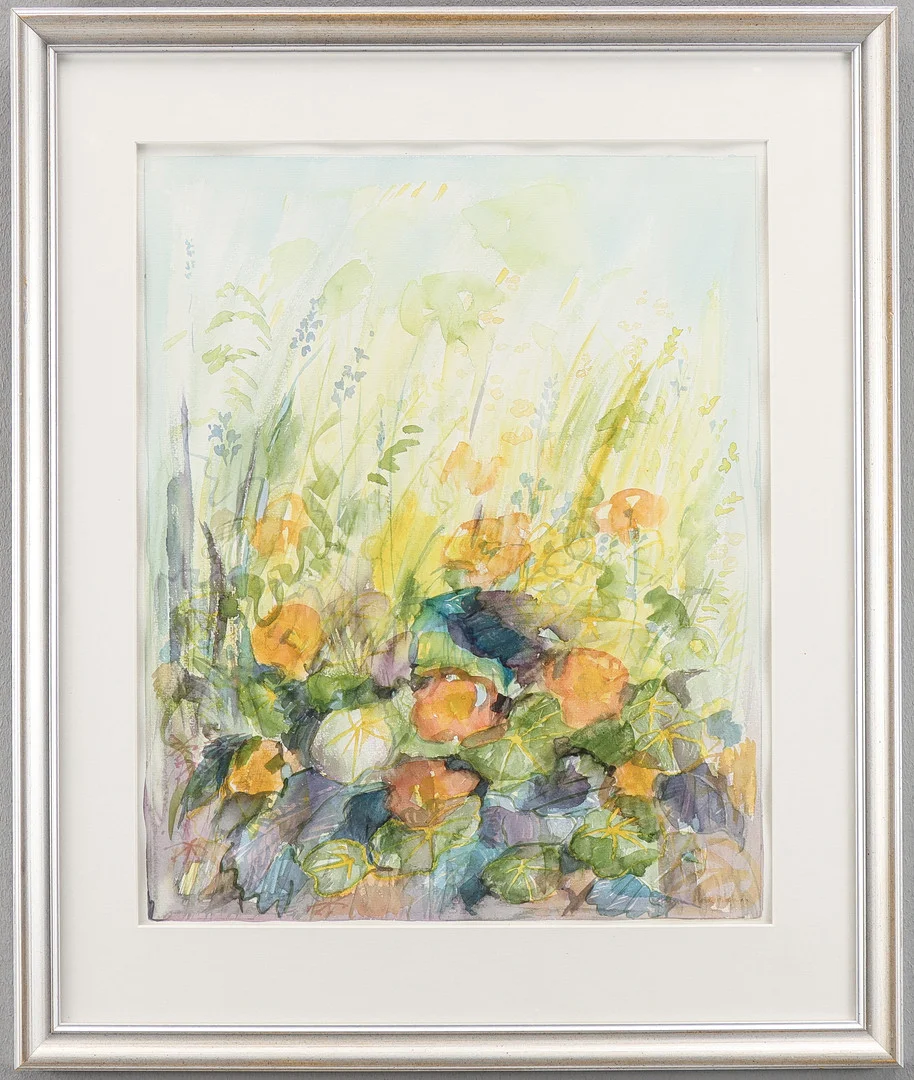 ANNA HEDSTRAND. Blomsteräng. — Paintings — Karlstad Hammarö Auktionsverk