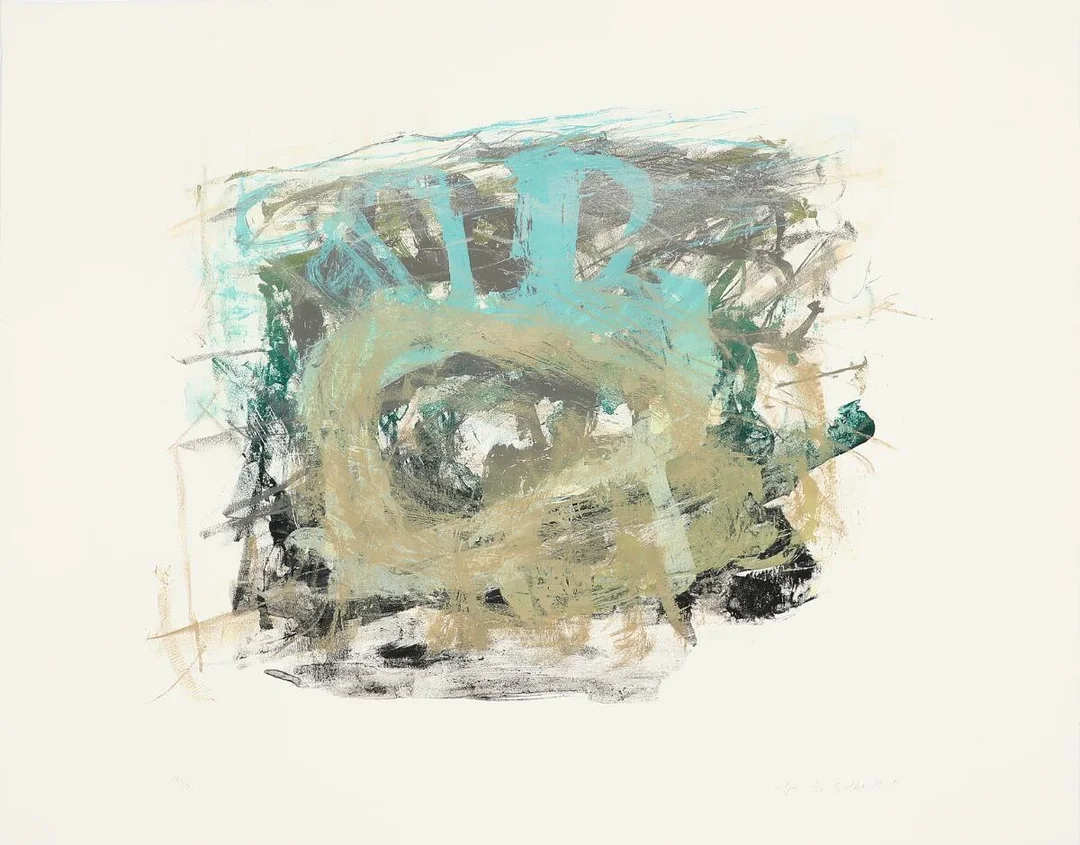 Maja Lisa Engelhardt: Untitled. Signed Maja Lisa Engelhardt 95, 19/33. Lithograph in colours. Sheet size 76×100 cm. Unframed. — Modern Prints/Modern art — Bruun Rasmussen