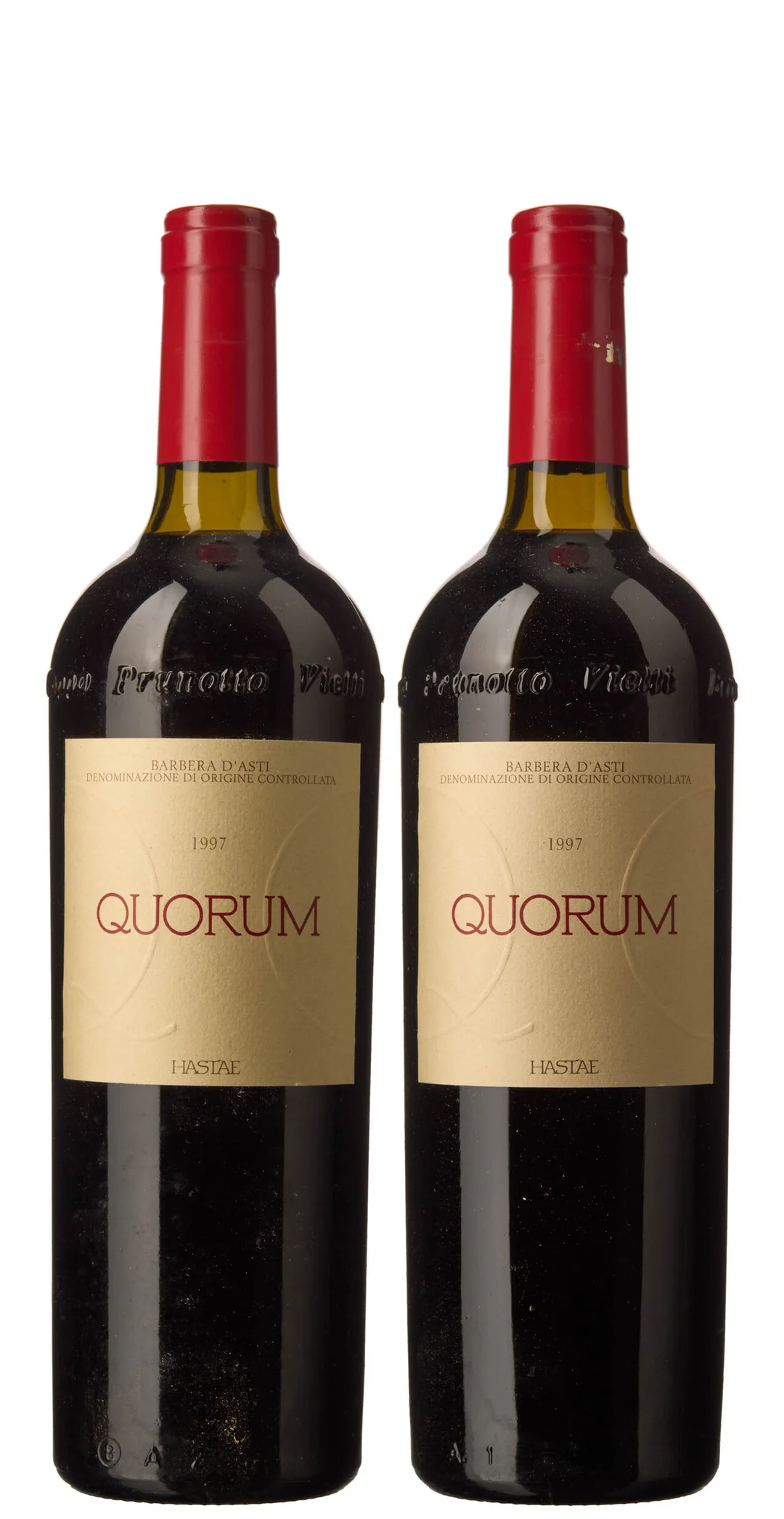 2 x Barbera d'Asti Quorum 1997, Hastae — 2 x Barbera d'Asti Quorum 1997, Hastae — Vin/Vin — Blomqvist