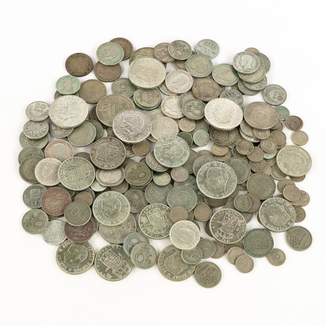 MYNT, ett parti, silver, Sverige. — Coins & Banknotes — Karljohan Auktioner